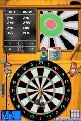 Touch Darts (USA) screen shot game playing